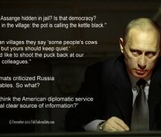 Putin Supports Assange, Ridicules Washington’s Democracy Claim