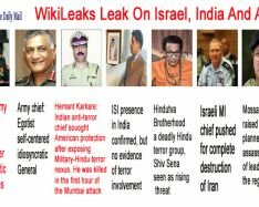 Wikileaks Leak About India, Israel And Afghanistan