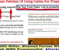 Guardian Uses WikiLeaks For Propaganda, Pakistani Media Can’t?