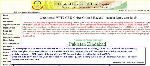 India’s Domestic Spy Agency, CBI, Hacked!