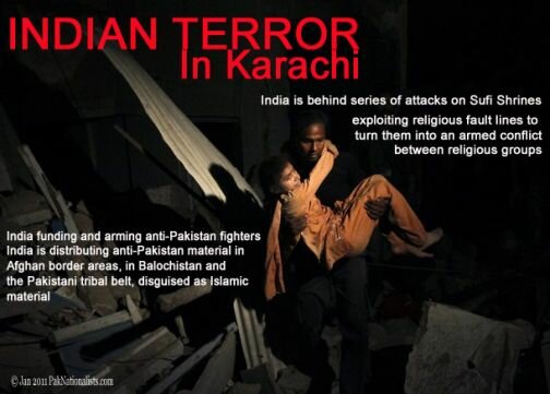 India Fomenting Terror In Pakistan’s Largest City, Karachi