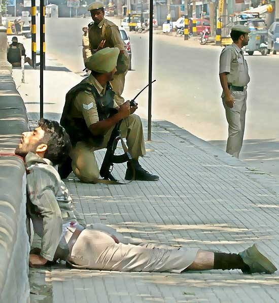 2009: A young innocent Kashmiri student, aged 22, shot dead at point blank range by the draconian Indian Central Reserve Police Force. 